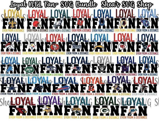 NFL Loyal Fans SVG Bunde