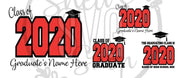 Class of 2020 Graduate SVG file