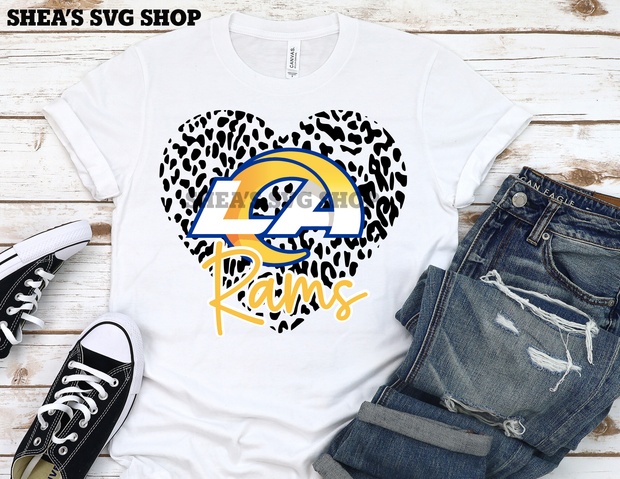 Football Leopard Hearts SVG Bundle Plus Mocks Shown