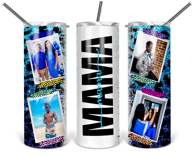 Mama Polaroid Tumbler Templates (PNG)