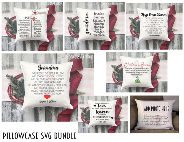 Pillowcase SVG Bundle