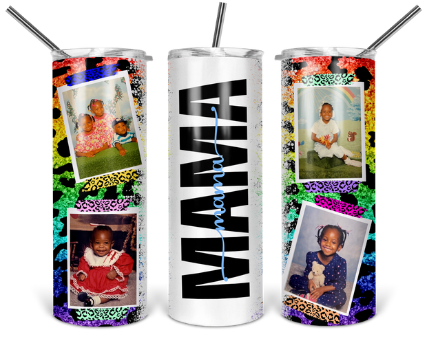 Mama Polaroid Tumbler Templates (PNG)