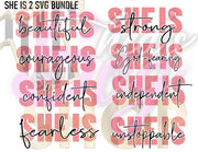 She Is 2 SVG Bundle