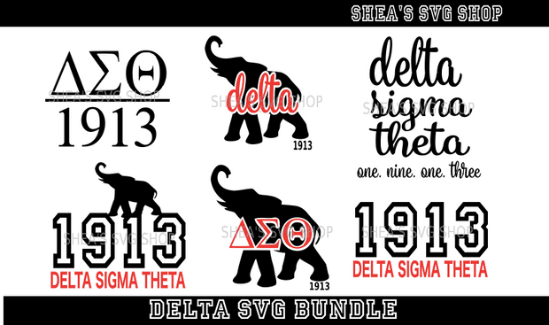 Delta 1-13 SVG Bundle