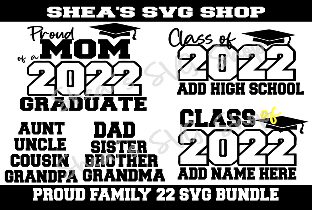 PROUD 22 SVG BUNDLE