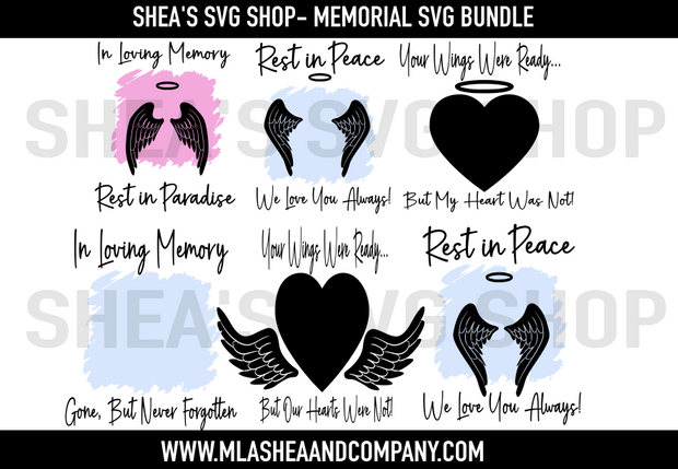 Memorial SVG Bundle Plus Mocks Shown