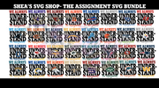 Football Assignment SVG Bundle plus Mocks Shown