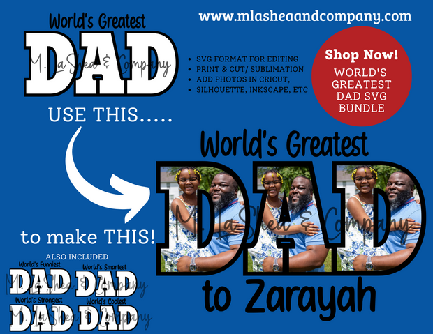 WORLD'S GREATEST DAD SVG BUNDLE