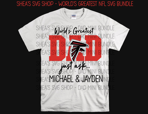 World's Greatest Dad NFL SVG Bundle