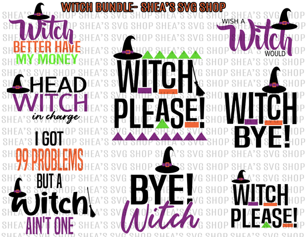 Witch SVG Bundle