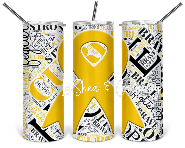 Childhood Cancer Awareness PNG Bundle