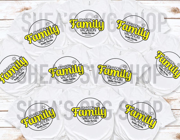 Family Vacation 22’ SVG Bundle