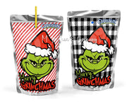 Grinch Drink Labels for CapriSuns and Kool-aid Jammers