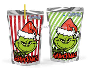 Grinch Drink Labels for CapriSuns and Kool-aid Jammers