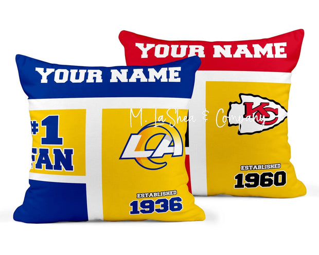 NFL Pillow Templates