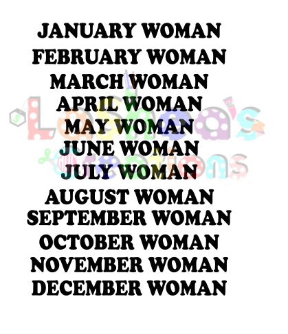 Months- Add On (Woman)