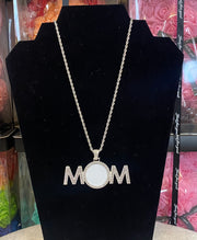 MOM Bling Sublimation Necklace