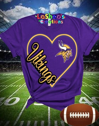 NFL HEARTS MOCK- PNG FILE VIKINGS