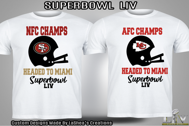 SUPERBOWL- AFC/NFC CHAMPS