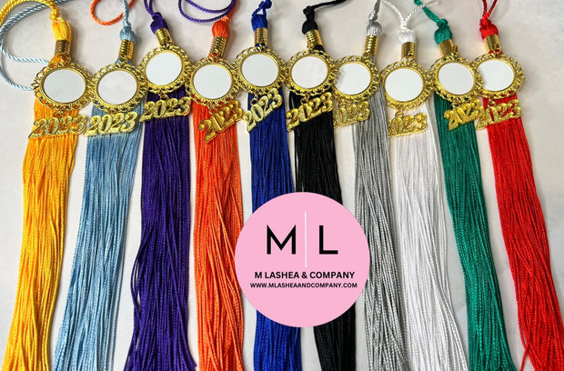 2024 Tassel with sublimation photo charm