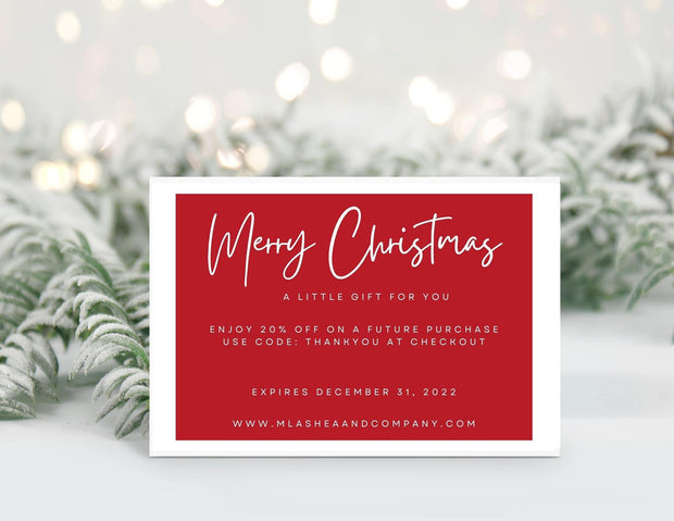 Christmas Business Card Templates