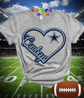 NFL HEARTS MOCK- PNG FILE COWBOYS