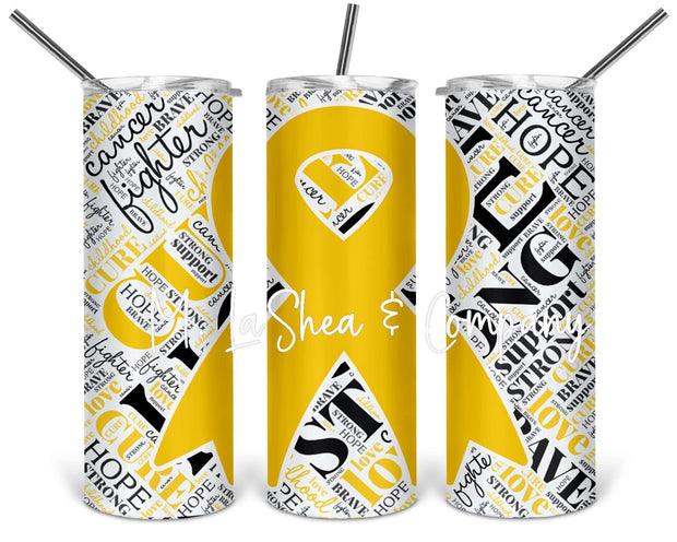 Childhood Cancer Awareness PNG Bundle