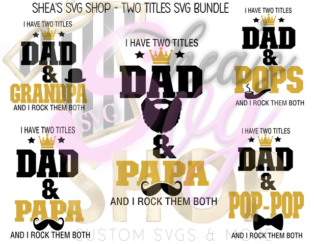 Two Titles SVG Bundle