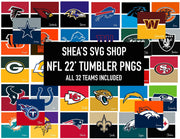 NFL 22’ Tumbler PNG MEGA Bundle