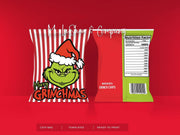 Grinch Chip Bag Templates