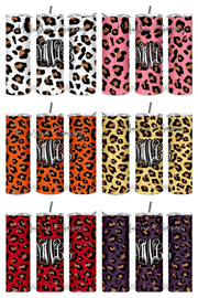 Leopard Tumbler Templates