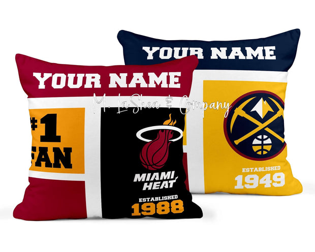 NBA Pillow Templates