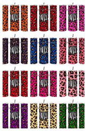 Leopard Tumbler Templates