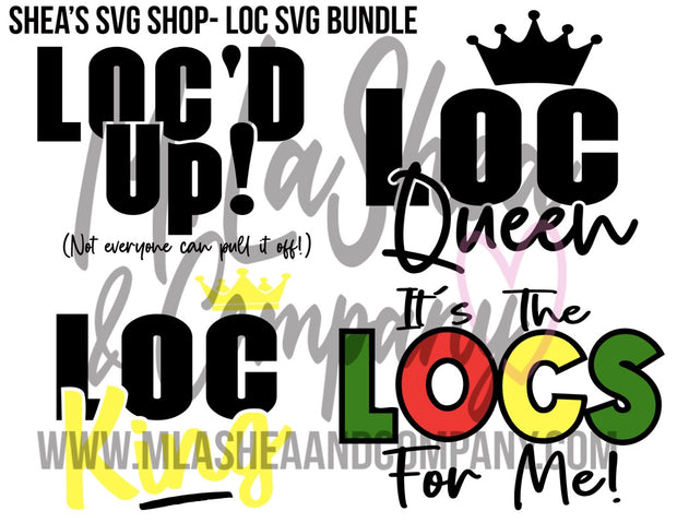 Loc'd SVG Bundle