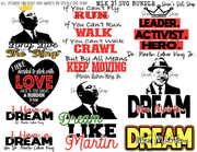 Dr. Martin Luther King Jr. SVG Bundle